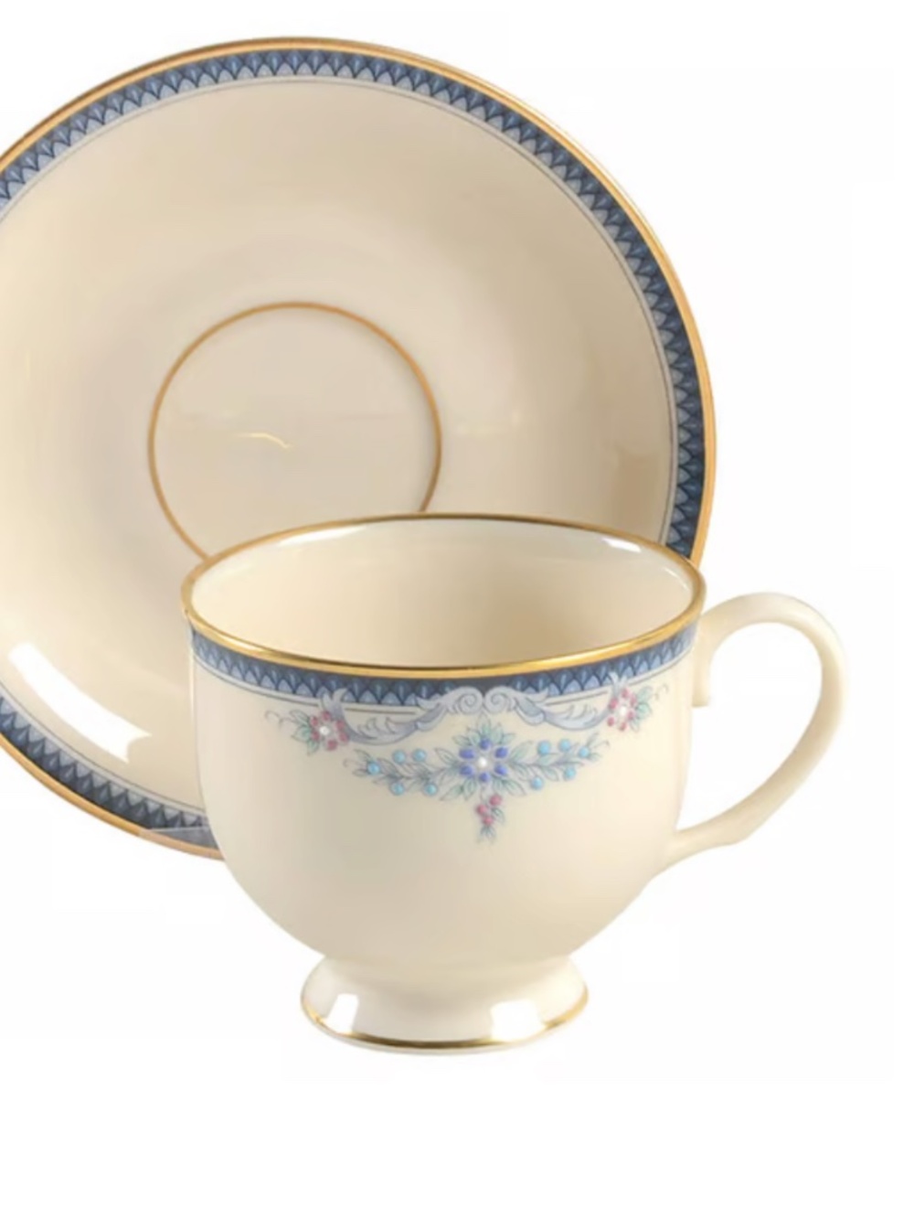 Lenox Presidential Collection Columbia Tea Coffee Cup‎ and Saucer Vintage